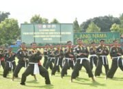 Puluhan Prajurit Kodim 1002/HST Uji Kenaikan Sabuk Puncak Silat Militer