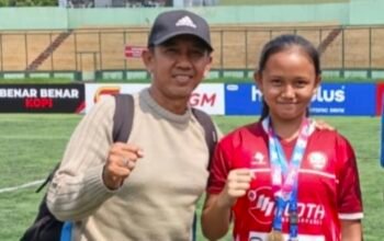 Pemain Timnas Putri Indonesia Asal Banjarmasin, Indira Fatima Tetap Berlatih Rutin Selama Bulan Puasa