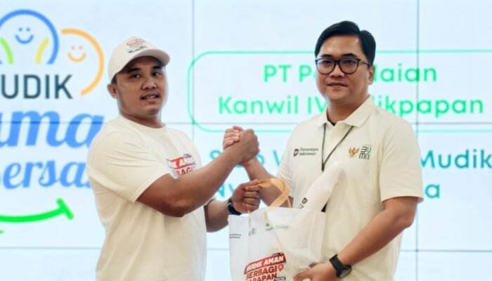 Selalu Hadir Melayani Sepenuh Hati, Pegadaian Berangkatkan Ratusan Pemudik dari Balikpapan