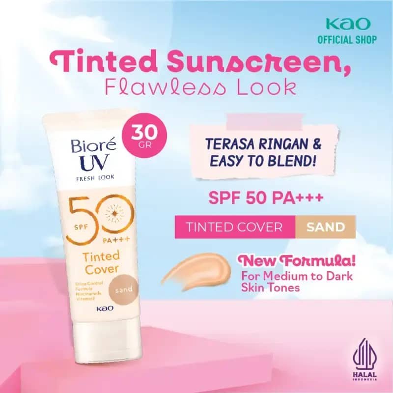 biore biore uv fresh look tinted cover sand spf50 30gr full02 f24zk0jr