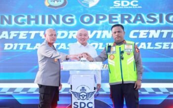 Launching Operasional Safety Driving Center, Tekan Lakalantas 4 1 2 klm Kontrak Pemprov 8 Gubernur H muhidin dan Kakorlantas Launching Safety Driving1