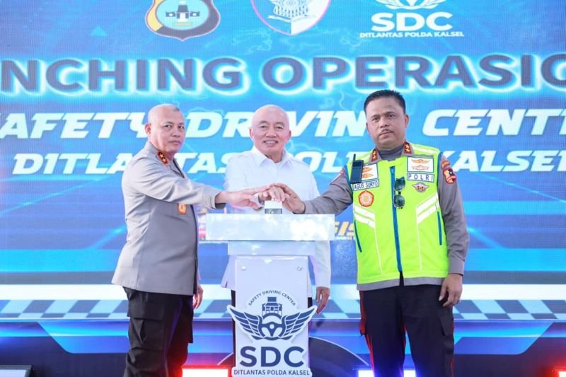 Launching Operasional Safety Driving Center, Tekan Lakalantas 1 1 2 klm Kontrak Pemprov 8 Gubernur H muhidin dan Kakorlantas Launching Safety Driving1