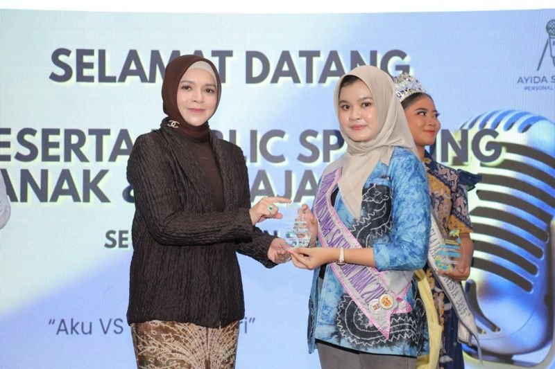 1 35 klm Kontrak Pemprov 13 Pentingnya public speaking anak dan remaja pesan istri Wagub