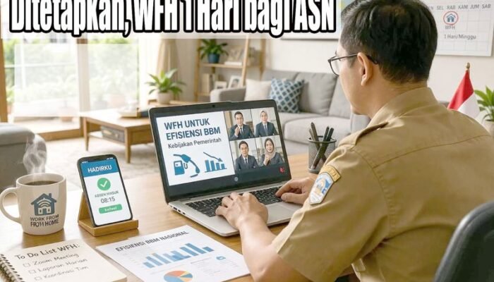 Ditetapkan, WFH 1 Hari bagi ASN