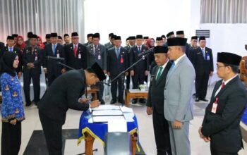 Pengambilan Sumpah Jabatan Pimpinan Tinggi Pratama dan PNS Formasi 2024 5 Hal 2 Tala 3 klm 3