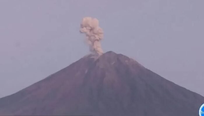 Semeru Erupsi Sembilan Kali, Tinggi Letusan hingga 1.000 Meter
