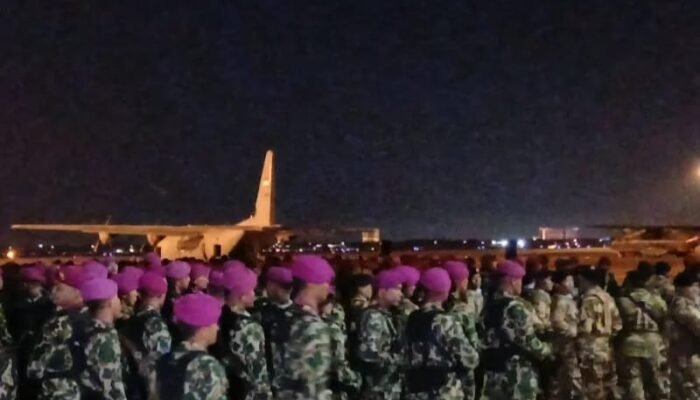 Dua pesawat TNI AU antar Jenazah Tiga Prajurit Gugur dari Lebanon ke Daerah Asal