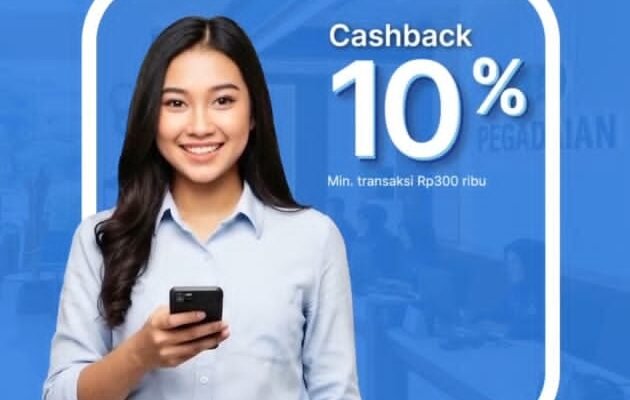 Periode 1 April – 30 Juni 2026, BRI Hadirkan Cashback 10% Tebus Barang Gadai Praktis Lewat Brimo