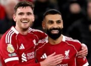 Gol Salah dan Rio Bawa Liverpool Bungkam Fulham 2-0