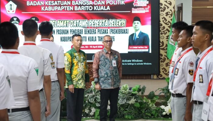 Sekda H Zulkipli Tutup Seleksi Paskibraka Batola 2026