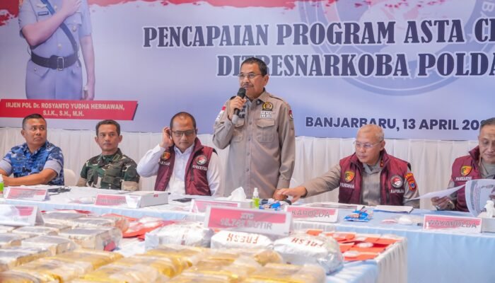 Supian HK Dukung Penuh Komitmen Polda Kalimantan Selatan Berantas Narkoba