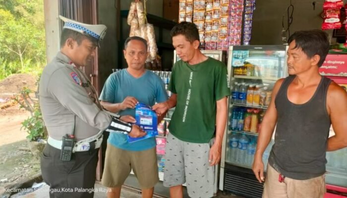 Satlantas Polresta Palangka Raya Edukasikan Keselamatan dan Tertib Lalu Lintas