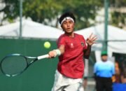 Rifqi Asal Banjarmasin Kalahkan Petenis Jepang di Tennis Tour M-15 Singapura