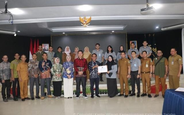 DPRD Balangan Terima Dua Raperda Hasil Harmonisasi di Kemenkum Kalsel