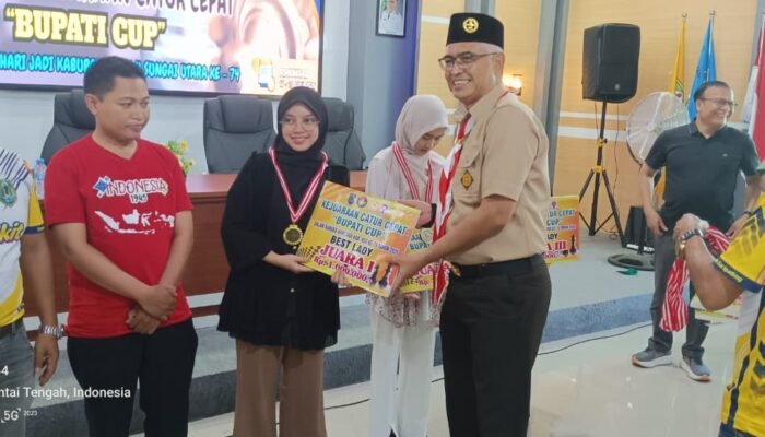 Pecatur Kantah HSU, Helma Sabet Terbaik Pertama Kejuaraan Catur Cepat Bupati Cup 2026