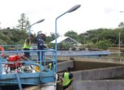 Tingkatkan Kualitas Layanan, PAM Bandarmasih Kuras Reservoar IPA II Pramuka