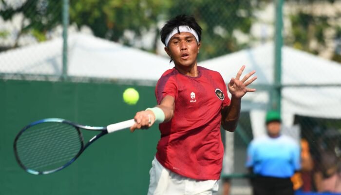 Petenis Asal Banjarmasin, Rifqi Dihentikan Dominik dari Ceko di 16 Besar Seri II M-15 Singapura