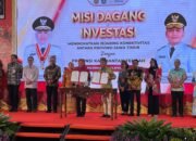 Perkuat Misi Dagang Kalteng-Jatim Kedua Gubernur Tandatangani MoU