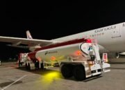 Pertamina Patra Niaga Regional Kalimantan Pastikan Keandalan Layanan Avtur, AFT Syamsudin Noor Laksanakan First Refueling Hajj Flight 1447 H