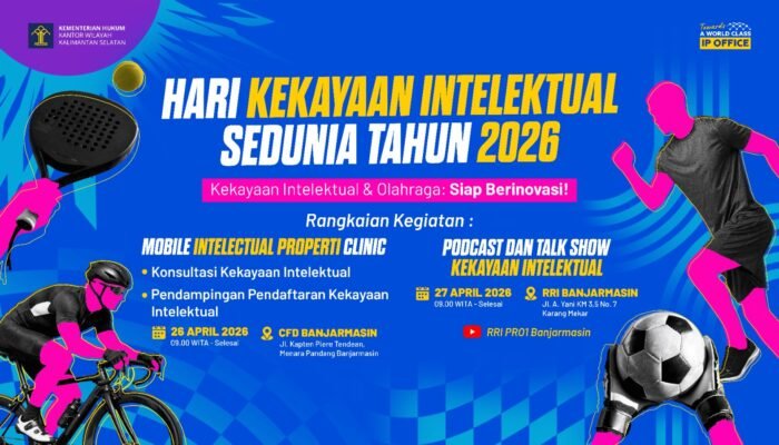 Peringati Hari KI Sedunia, DJKI Gelar Layanan di Car Free Day Serentak 33 Provinsi