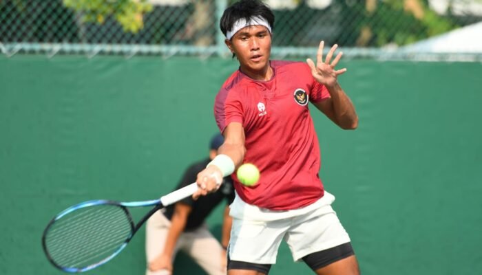 Petenis Banjarmasin, Rifqi Dihentikan Petenis Unggulan kedua dari Australia di Turnamen Tenis Thailand