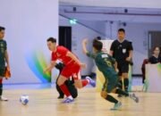 Pemain Asal Banjarmasin Imam Anshori dan Andarias Kareth dari Fafage Banua Cetak Gol Saat Indonesia Bantai Brunei di ASEAN Futsal Championship 2026