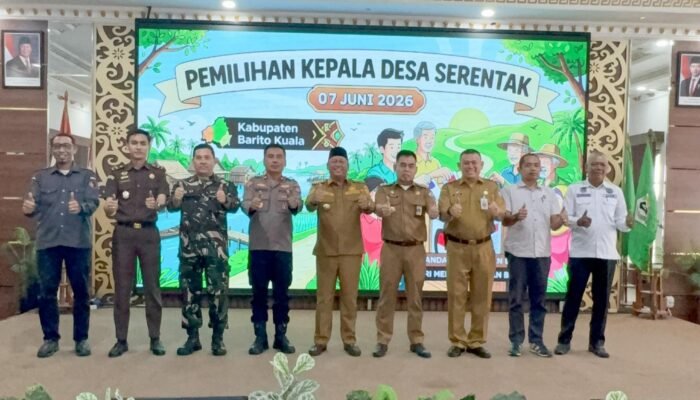 Mencari Pemimpin Mengayomi, Bupati Batola Resmi Canangkan Pilkades Serentak 2026