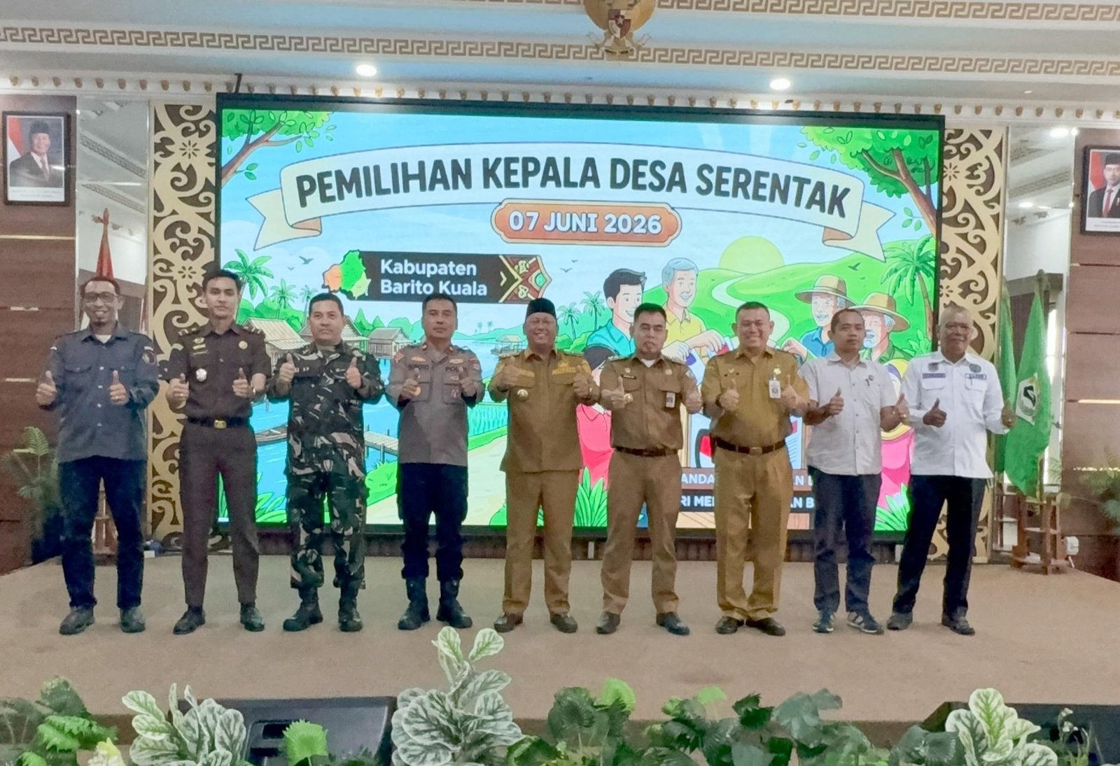 Mencari Pemimpin Mengayomi, Bupati Batola Resmi Canangkan Pilkades Serentak 2026 1 IMG 20260414 154233
