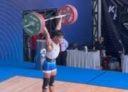 Lifter Kalsel Rafiq Tempati Peringkat Keempat di Kejurnas Angkat Besi Senior