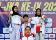 Karateka Balangan, Naura Raih Perunggu di Kumite Perorangan Kadet Putri di Kejurnas Karate ASKI Jakarta