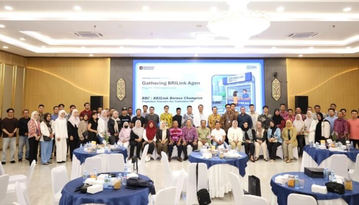 BRI Region 14 Banjarmasin Tingkatkan kapabilitas Agen melalui Gathering BRILink Borneo Champion