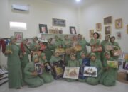 Membanggakan, Anggota Persit KCK Cabang XXVII Kotabaru Lestarikan Budaya Banjar Melalui UMKM