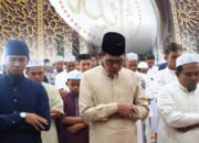 Wabup Sholat Idul Adha 1447 H di Masjid Agung Al-Akbar Balangan