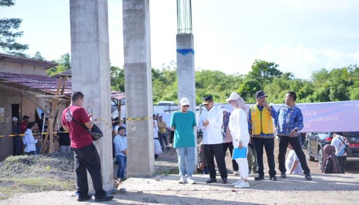 Supian HK Dampingi Ketua KPU RI Tinjau Pembangunan Gedung Baru KPU Kalsel