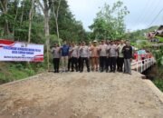 Kapolres HST Kembali Resmikan Jembatan Merah Putih