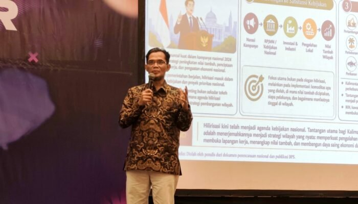 Hilirisasi di Kalimantan Diminta Tak Berhenti di Pabrik, SDM dan Rantai Nilai Harus Disiapkan