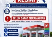 Walikota Palangka Raya Umumkan Pembatasan Penjualan BBM Belum Diberlalukan.