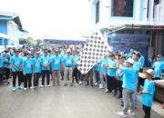 Peringati Satu Tahun Perseroda, PDAM Amuntai Gelar Jalan Santai