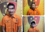 Tiga Diduga Pelaku Pengeroyokan di Sungai Malang HSU Diamankan Polisi