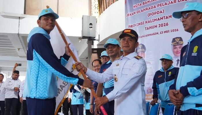 77 Atlet POPDA Dilepas, Banjarmasin Optimis Pertahankan Tradisi Juara