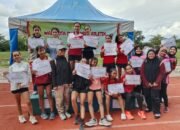 Tim Putra Kecap Bango dan Tim Putri Princes Juara Pertama Lari Estafet Wali Kota Cup Atletik