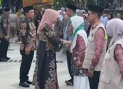 Hadiri Pelepasan Calon Jamaah Haji Balangan, Anggota Dewan Hj Sri Suriyati Doakan Semoga Menjadi Haji Mabrur
