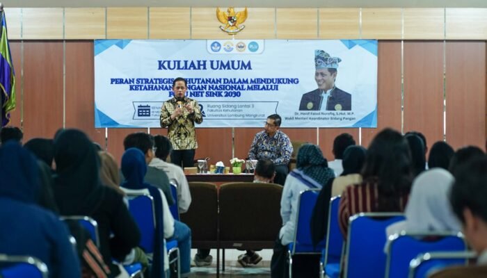 Wamenko RI Pangan Paparkan Kontribusi Kehutanan Terhadap Ketahanan Pangan