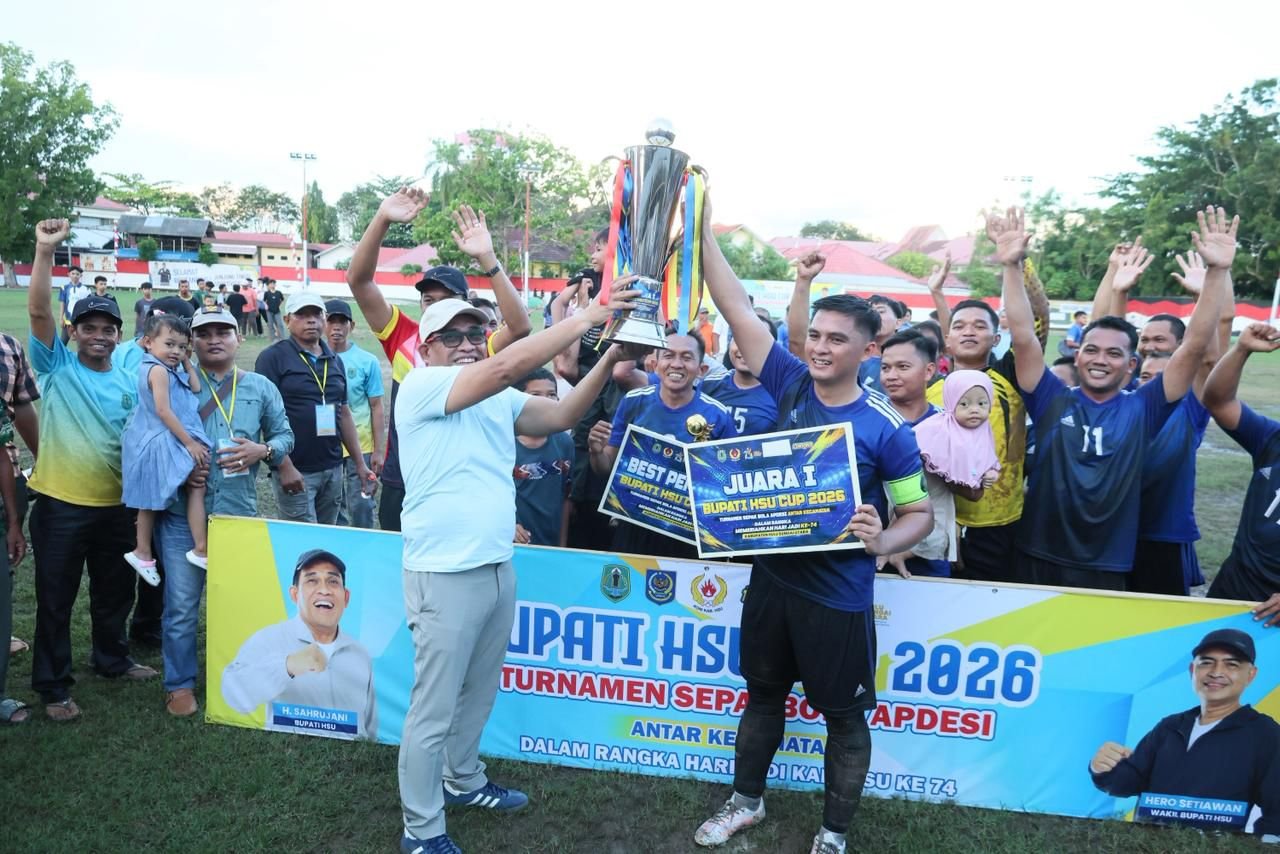 Turnamen Sepakbola Bupati HSU Cup 2026 Memupuk Semangat Persaudaraan 1 IMG 20260519 WA0072