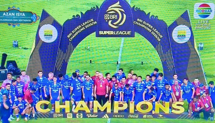 Persib Hattrick Juara Liga Indonesia Usai Ditahan Persijap 0-0