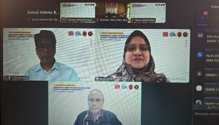 Indeks Potenai Radikalisme Kalsel 2025 Naik, Tertinggi 3 Tahun Terakhir