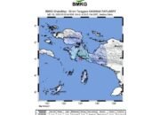 Gempa Dangkal Bermagnitudo 4,8 Kaimana, Papua Barat