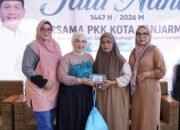 Ketua TP PKK Banjarmasin Salurkan Daging Kurban untuk Keluarga Penderita Stunting