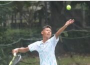 Petenis Tanah Laut, Alfaradu tumbang di Perempatfinal Detec Internasional Junior Championship