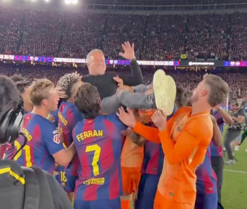 Hajar Real Madrid 2-0, Barcelona Juara Liga Spanyol 1 IMG 20260511 070357 e1778454312271